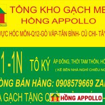 TỔNG KHO PHÂN PHỐI SỈ LẺ GẠCH MEN HỒNG APPOLLO